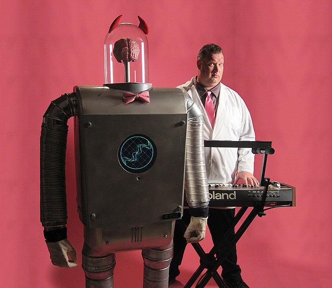 The Professor and his robot