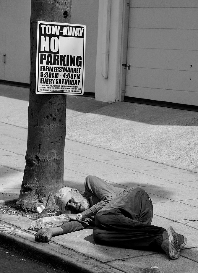 As the number of SROs have shrunk, the number of homeless people have swelled. On the sidewalks of Little Italy.