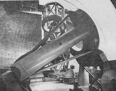 The concept of building the telescope on Palomar Mountain reportedly was born when Alfred Einstein sailed into San Diego Bay in 1931.