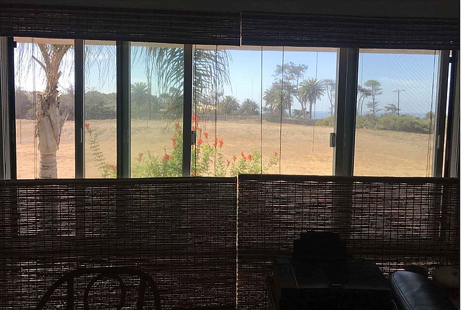 A room with no view if the project is built (South Shore Drive, Solana Beach)