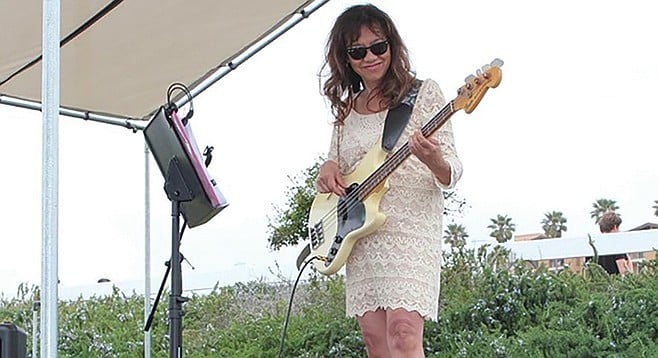 Marilyn Quinsaat’s bass playing sped her recovery from a stroke.