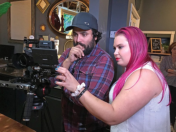 Director and producer, Raul Urreola with Christie Williams