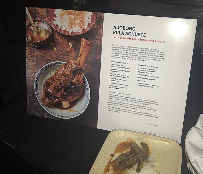 Adobo Pula Achuete (red adobo with lamb shanks) — “wasn’t always as popular.”
