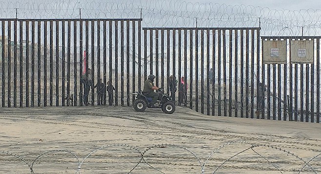 Border Patrol in action.