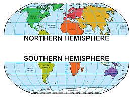 68 percent of the Earth’s landmass is in the Northern Hemisphere.