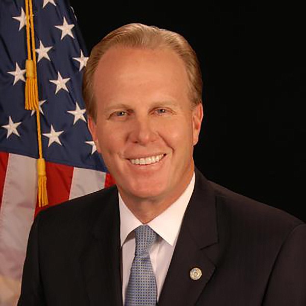 Kevin Faulconer is smiling because he thinks the state is going to pay to fix the city’s homeless problem.