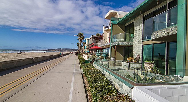 Mission Beach may look idyllic, but it’s the battleground in a war between those who make money on short term rentals, and residents who want a less transient neighborhood.