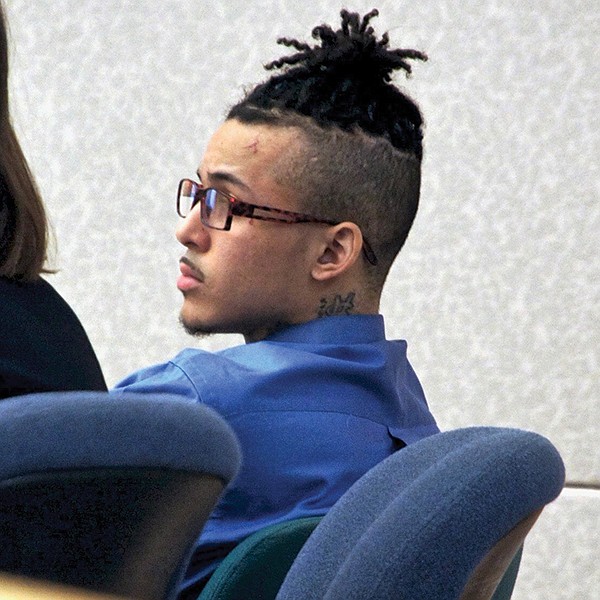 Shyrehl Wesley always wore glasses when he was in front of the jury.