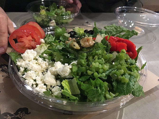 The Surf Rider side salad