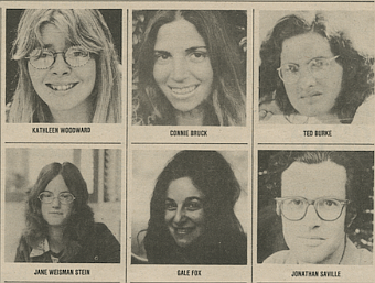 Some of the 1973 staff