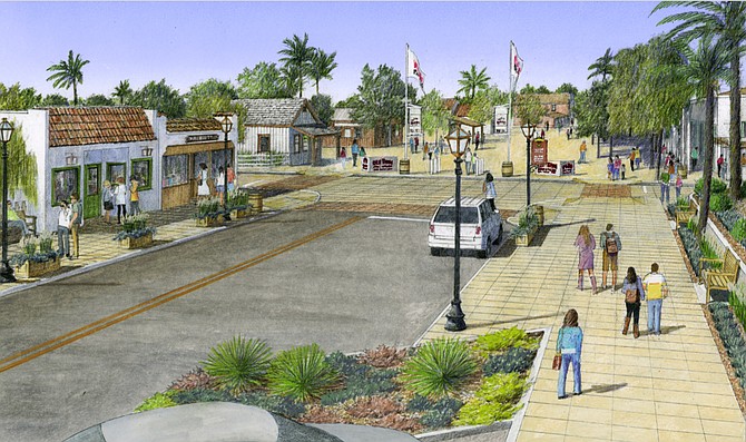 Old Town is looking to increase housing density as it looks to decrease or eliminate cars from some roads and turn parking lots into public plazas.