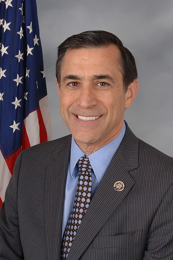 Darrell Issa is smiling because “I blew off three votes” in Congress.