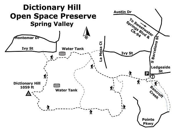 Dictionary Hill map