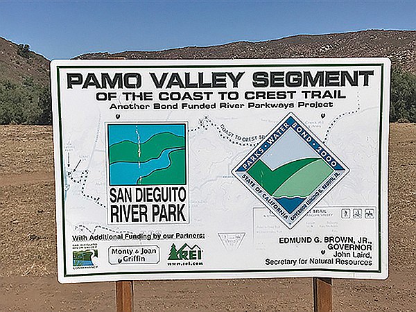 Pamo Valley sign
