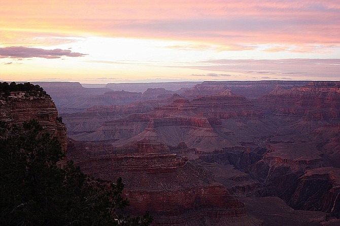 Sunset from Mather Point.