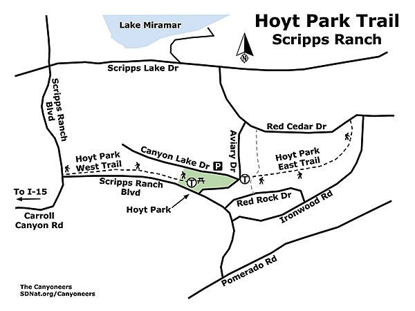Hoyt Park Trail map