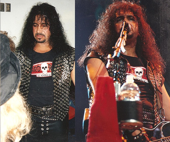 Alleged Gordon groper Simmons at the taping for Kiss Alive III