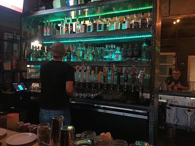 The bar at 619 Spirits