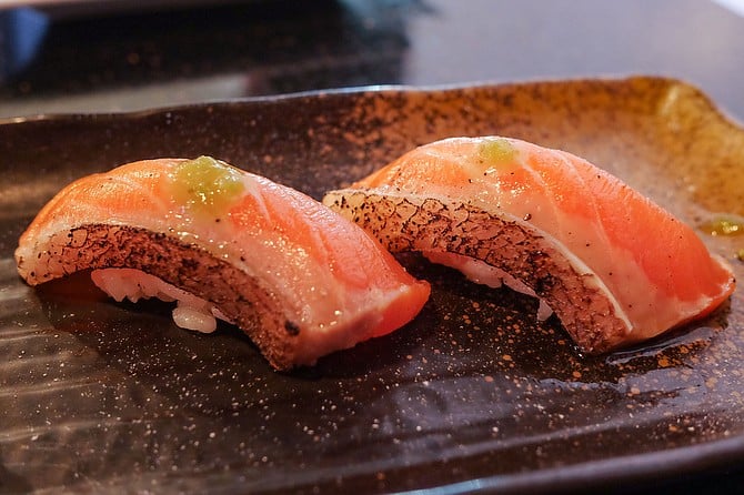 Sea trout resembles salmon, with different taste and texture.