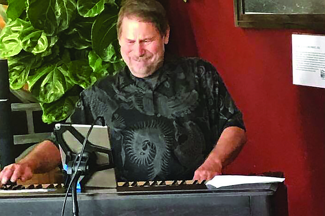 Douglas Kvandal says being a Hammond B-3 organ player means hauling 800 pounds of equipment and an hour of set up.
