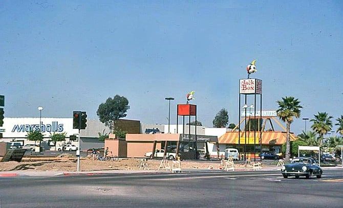 Clairemont Square circa 1970 (Dana Travis)