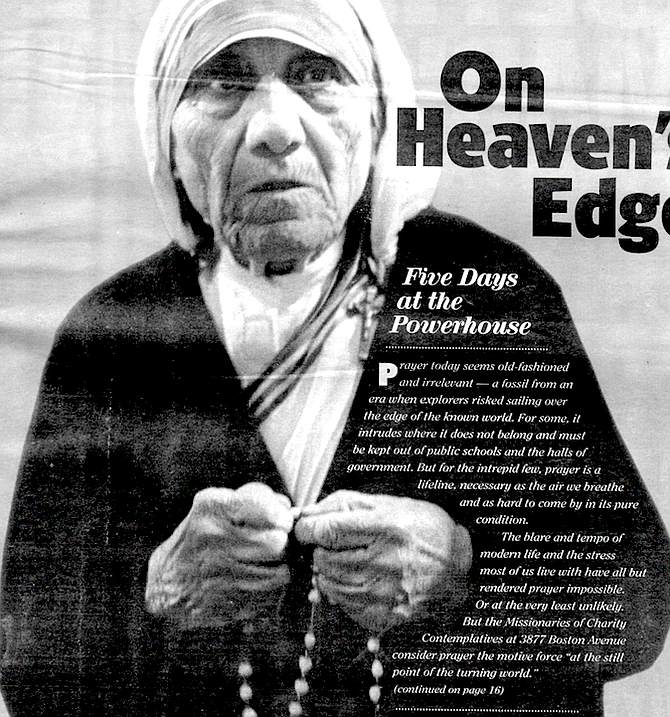 Mother Teresa in Tijuana, 1991