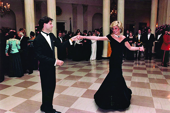 John Travolta and Princess Diana