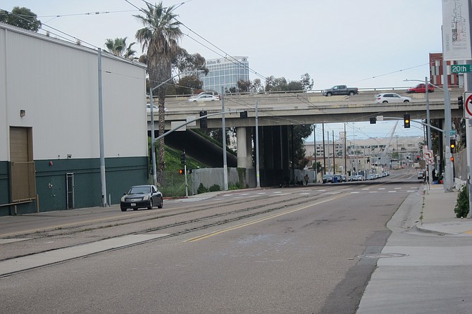 A hop skip and a jump from the storage facility, under the bridge appeared to be a safe area to loiter.