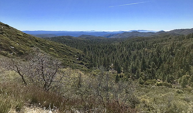 Mount Laguna lookout, 15 minutes' drive from Pine Valley.