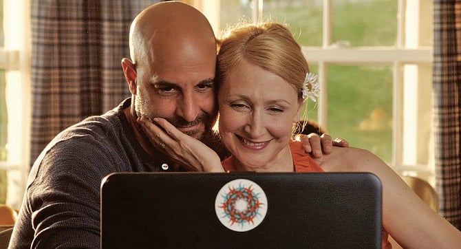 Easy A: The title also describes the performance ratings for Stanley Tucci and Patricia Clarkson.