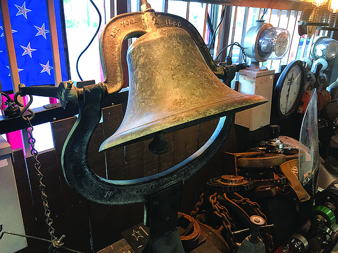 An 1886 school bell