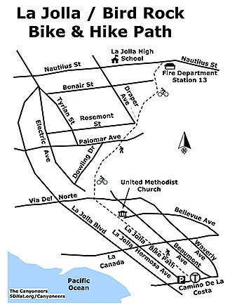 La Jolla-Bird Rock map