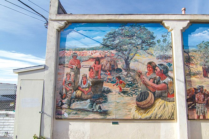 Lemon Grove Baking Company mural panel 1: the Kumeyaay