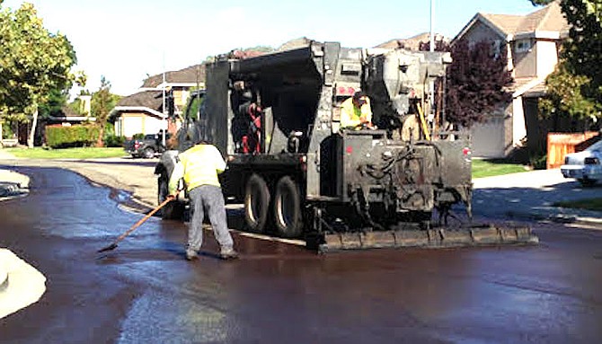 Union-Tribune:"The faulty work includes at least eight paving jobs."