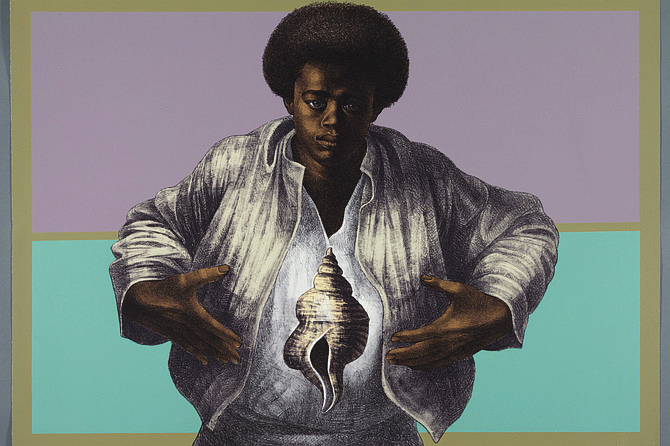 Charles White, Sound of Silence, 1978, The Art Institute of Chicago, Margaret Fisher Fund, 2017.314, © The Charles White Archives, photo © The Art Institute of Chicago