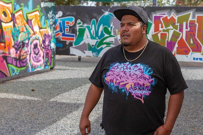 Jose ‘Krown’ Venegas is a graffiti artist and program-coordinator for the Writerz Blok, a 10,000-square-foot legal graffiti yard at Market and Euclid in Cholla View