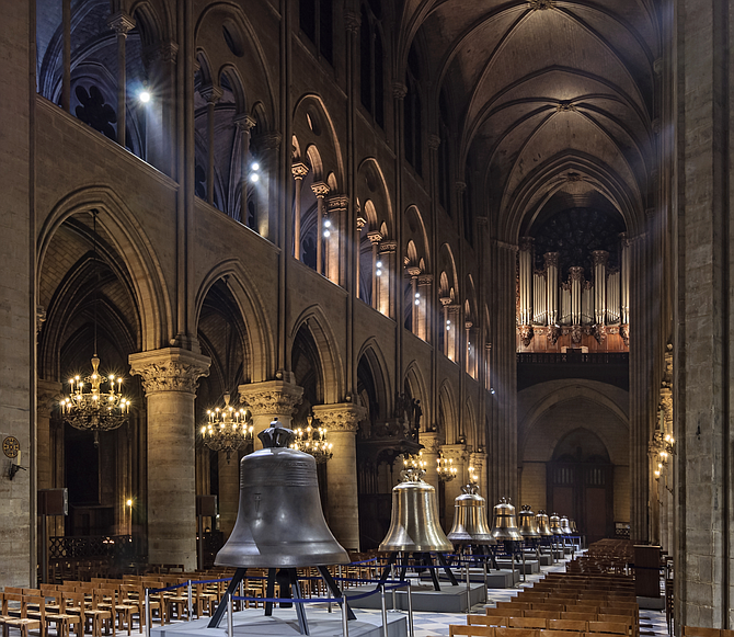Notre Dame with the new bells, 2013.