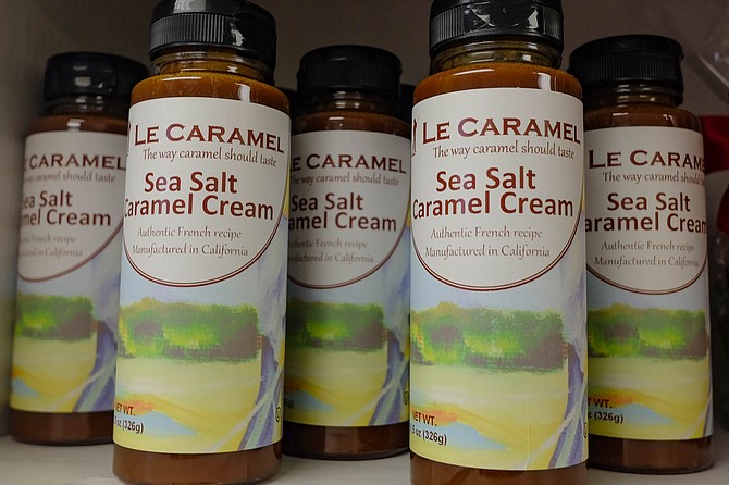 A local take on the famous sea salt caramel cream of Isigny, France