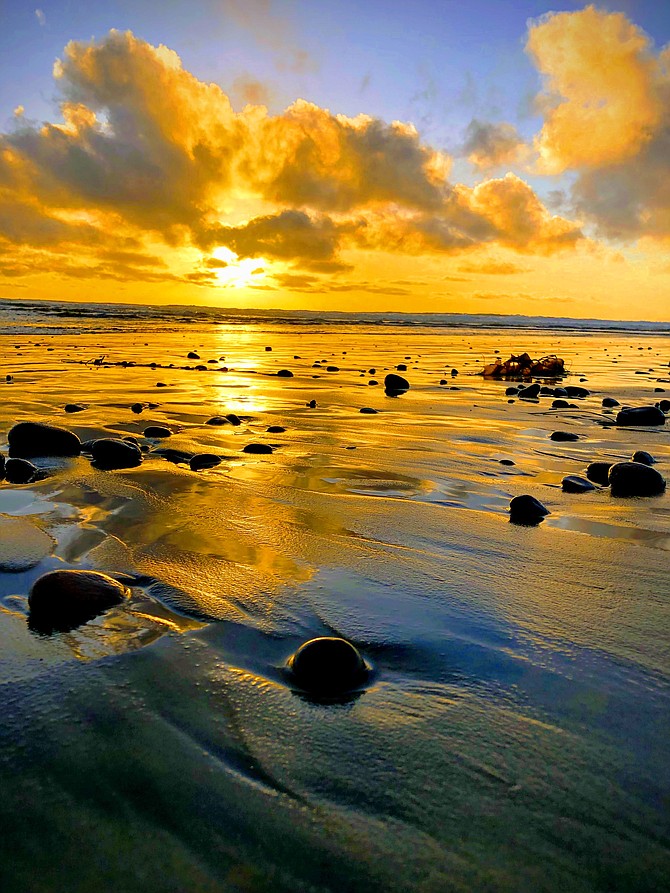 Del Mar Beach Sunset