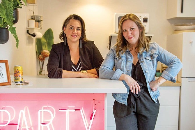 Nic Roc and Stacy Keck run You Belong Here, a 1250 square-foot coworking space on El Cajon Boulevard.