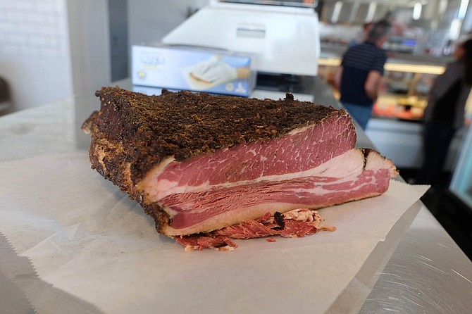 A nine-day process turns brisket into this delicious pastrami