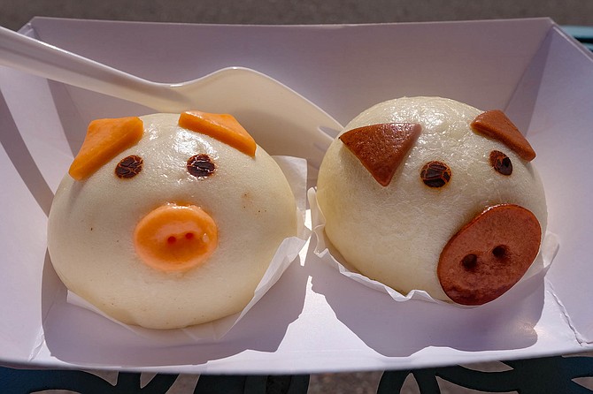 These cute steamed buns are too cartoonish to inspire guilt.