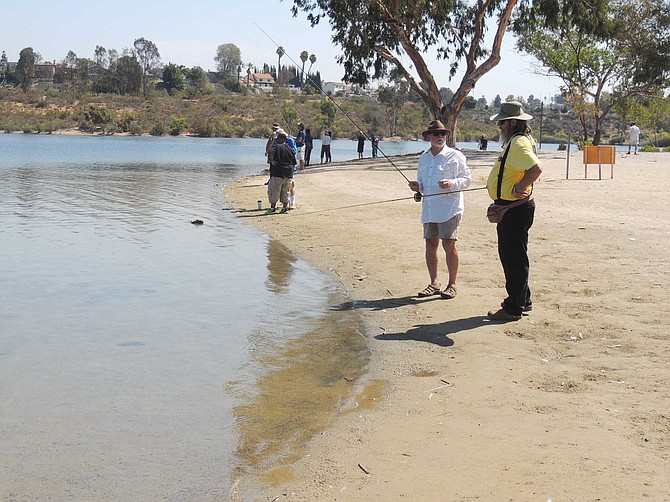 Every Sunday The San Diego Fly Fishers Club hosts free fly fishing lessons from 9 am-1 pm at Lake Murray in La Mesa