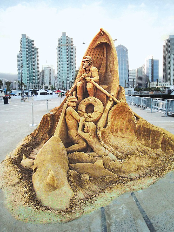 Watch World Master Sand Sculptors in action at Broadway Pier during the US Sand Sculpting Challenge over Labor Day Weekend