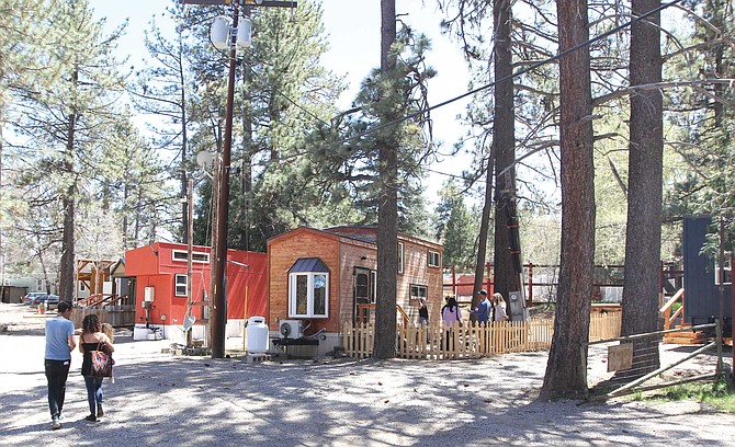 Hike a mile of the legendary Pacific Crest Trail, then overnight at the Tiny House Block on Mount Laguna.
