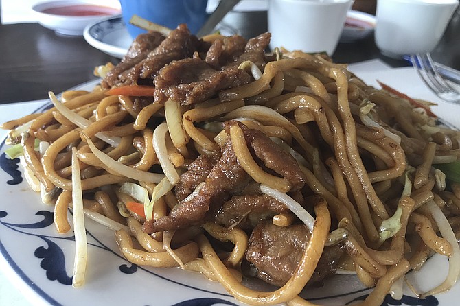 The noodles. For $7.75, it’s an old school deal.