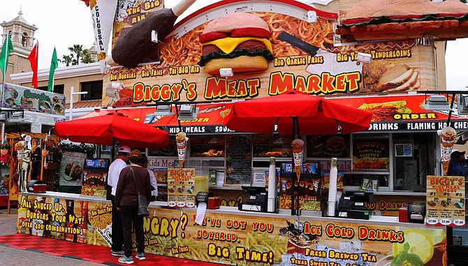 Biggy's Meat Mart at Del Mar Fair. Were these jobs counted by SANDAG?