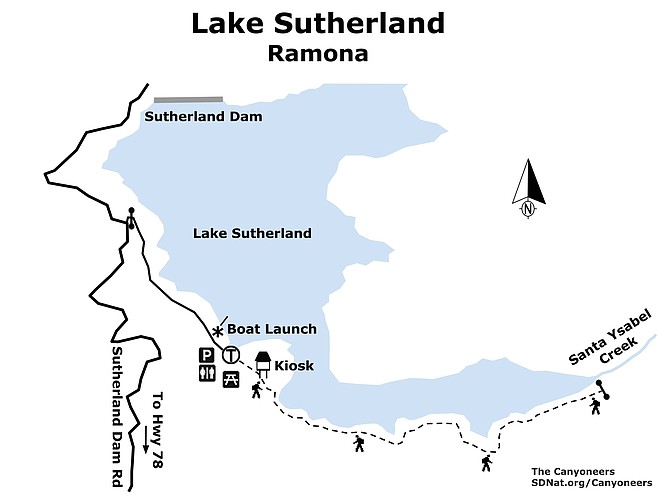 Lake Sutherland map