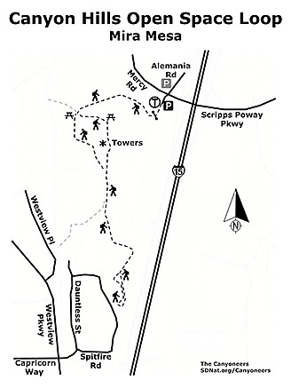 Canyon Hills map