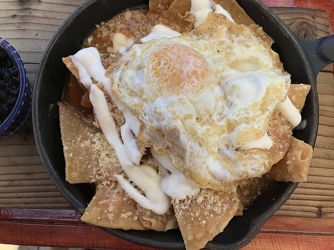 Chilaquiles. Egg’s a dollar extra